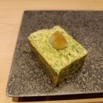 鮨結う遥 - アオサ入り卵焼き