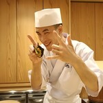 鮨結う遥 - プリン巻き