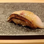 鮨結う遥 - ノドクロの炙り