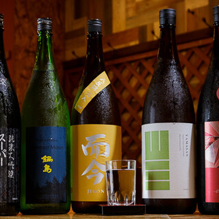 全国各地の日本酒は初心者の方にも飲みやすい銘柄を多数ご用意