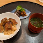 是しん - 食事（鰻ご飯）