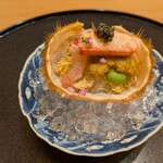 是しん - 　　毛ガニのお寿司