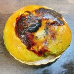 パン工房 ブランジェリーケン - まっちゃ白玉黒胡麻あん味噌ベーグル(380円)