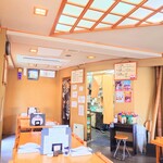 やぶ善 - 玄関入って左奥の客席。