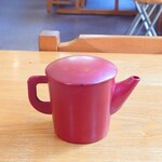 やぶ善 - 途中で提供してくれる、熱々の蕎麦湯。