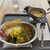 SHANDI NIVAS VADAKKU - 料理写真:2種カレー（豚キーマ、海老ココナッツ）、つけ合わせ全部盛り、インド米変更（¥1700）