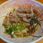 三好うどん - 肉ぶっかけ（小、冷）@600円