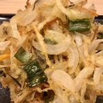 무사시노 우동 타케쿠니 오우메점 - 가키아게 훌륭한 사이즈