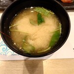 金太郎寿し - 味噌汁
