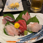 寝ずの甚八 - 刺身盛り