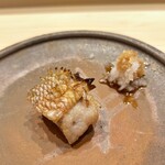 すしのいずみ - 赤甘鯛の松笠焼き