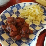 蓮根の里 はすの実 - 鮪味噌、漬物