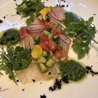 グランド キッチン - 前菜のカルパッチョ
