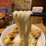 うどん居酒屋 江戸堀 - ぐみぐみした飽きない麺だわ