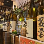 うどん居酒屋 江戸堀 - 魅惑の焼酎ボトル