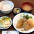 入金 - 料理写真:入金 ＠日本橋 あじフライ御飯 税込940円 ご飯少な目で、ポテトサラダ 税込130円