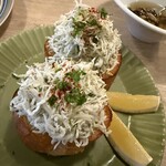 Good Afternoon - 釜揚げしらすと広島レモンのブルスケッタ　580円×2P