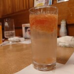 せんざん - 梅果肉サワー