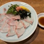 えぼし - 平目のうす造り