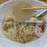 小麦そば 池 - 何と大根薄切りまで仕込んであったよ