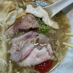 小麦そば 池 - チャーシュー三種類