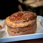 蒼 - パン・ド・ミからブリオッシュに変わって、お初。時は流れました。大きくカットされるので食べきれず、持ち帰らせて下さいました、