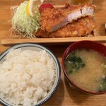 とんかつ 武蔵 - 黒豚ロースカツ定食