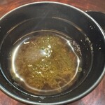 一心鮨 光洋 - 3年熟成の赤出汁　糸もずく