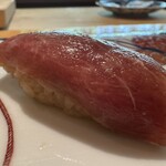 一心鮨 光洋 - 大トロの漬け（醤油で3日かけて戻した昆布で漬け）　◎