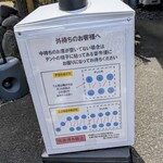 麺屋 八っすんば - 外待ち案内。