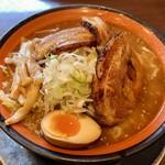 麺屋 一本気 - 『味噌チャーシュー　もやしTP。』