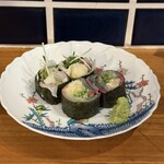 大衆酒場 坂本商店 - 勘八ガリのアテ巻き