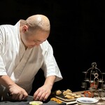 311153322 - 自家製カラスミと焼き粟もち