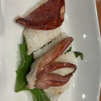 鉄板焼 やまおか - イカ焼き　めちゃくちゃ柔らかい