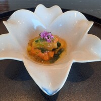 招福樓 東京店 - 茄子と雲丹