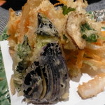 伊な勢 - 2014.09　野菜白えびかきあげ