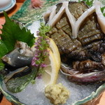 伊な勢 - 2014.09　鮑のお造り