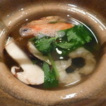 伊な勢 - 2014.09　松茸、はも、車えび土瓶蒸し