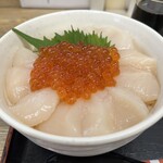 朝市食堂 - ✅ホタテいくら丼¥2.400