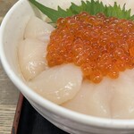 朝市食堂 - ✅ホタテいくら丼¥2.400