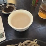 蕎麦処 伝道 - 濃厚なトロトロ蕎麦湯