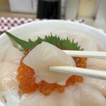 朝市食堂 - ✅ホタテいくら丼¥2.400