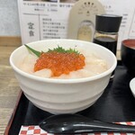 朝市食堂 - ✅ホタテいくら丼¥2.400