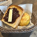 おうちカフェRyo - あんバター　ふわふわかぼちゃパン