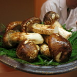 松川 - 丹波産　岩手産　信州産　3種の松茸　