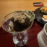 おかもと - 新蓮根、茗荷、もずく酢
