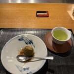 おかもと - 青梅甘煮、黒蜜、きな粉