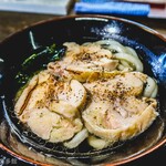 ヨコクラうどん - 鶏チャーねぎあぶりゃー