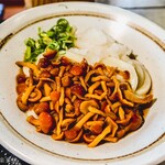 ヨコクラうどん - なめこおろしぶっかけ
