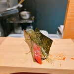 鮨と天ぷら にほんのうみ 柳橋店 - まぐろ海ぶどう♡